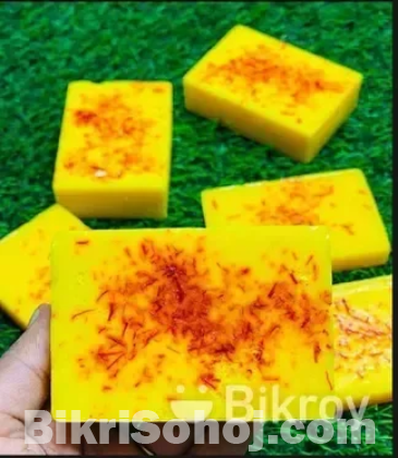 খুবই কম দামে .... জাফরান সাবান (saffron soap)